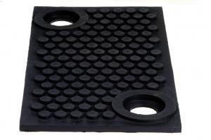 Quality Vibration Isolation Bearings Solid Rubber Pad applied in Metro for sale
