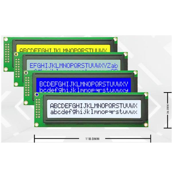 Buy 24 Characters 2 Lines 24x2 Character LCM Module 5V FSTN Blue/Grey Mode AIP31066 Or Equivalent Controller IC at wholesale prices