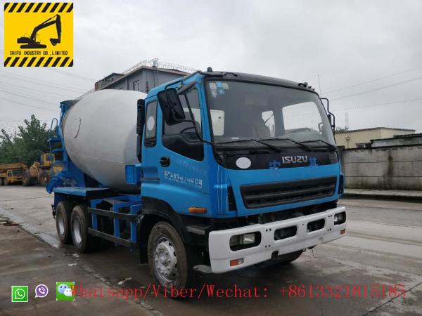 Buy Isuzu Used Concrete Mixer 7.4*2.5.4.3m LHD With Diesel Type 8CBM 10CBM 15TON at wholesale prices