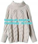 Gray Long Sleeve Turtleneck Pullover Women Fall Winter Warm New Design Loose