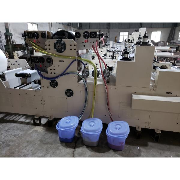 Square Embossing Paper Manufacturing Machine, Roll Slitting Machine 2 Decks