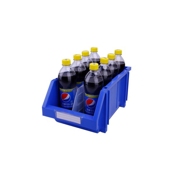 PP Wall Mounted Storage Bin Parts Rack Shelf Bins for Screw Nut Plastic Stackable Hanging Bin