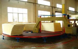 Quality High Performance Foam Cutting Machine , Circle Horizontal Cutter With Invertor Control for sale