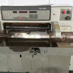 Quality 92EM Polar Guillotine 92CM Paper Cutting Machine with Max. Workable Width of 920mm for sale