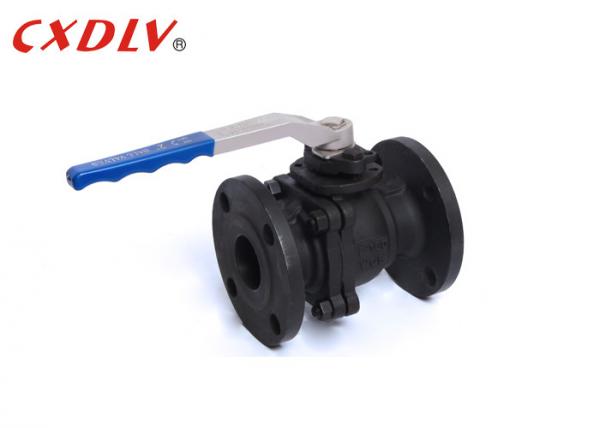 Buy DN150 WCB Stainless Steel Flanged  Ball Valve DIN RF Floating type PN16 PN40 at wholesale prices
