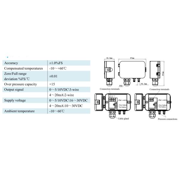 High Precision LCD Onsite Explosion-Proof Differential Pressure Transmitter Sensor