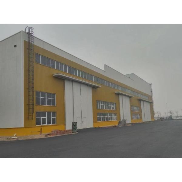 Colourful Cladding Prefabricated Steel Structure High Strength Steel Workshop Building