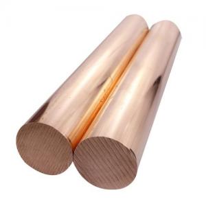 99.99% Pure Copper Round Bar Red C10100 Diameter 4 -100mm Pipes