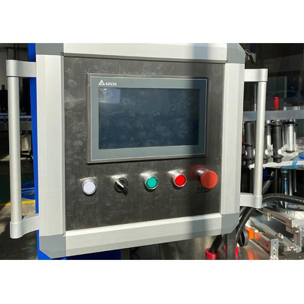 Fully Automatic Rotary Type Three Side Sticker Labeling Machine For Bottles