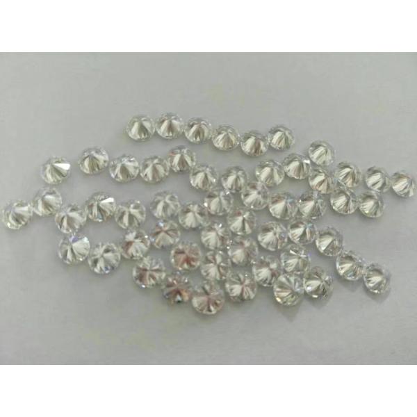 Mini Round Loose Moissanite Gemstone Brilliant Cut For Cluster Setting