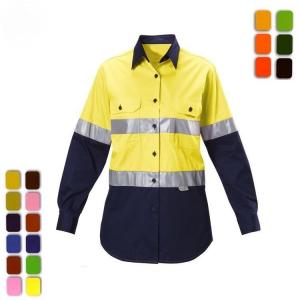 Quality ODM Reflective Safety Shirts Quick Dry Work Construction Reflective Polo Shirts for sale