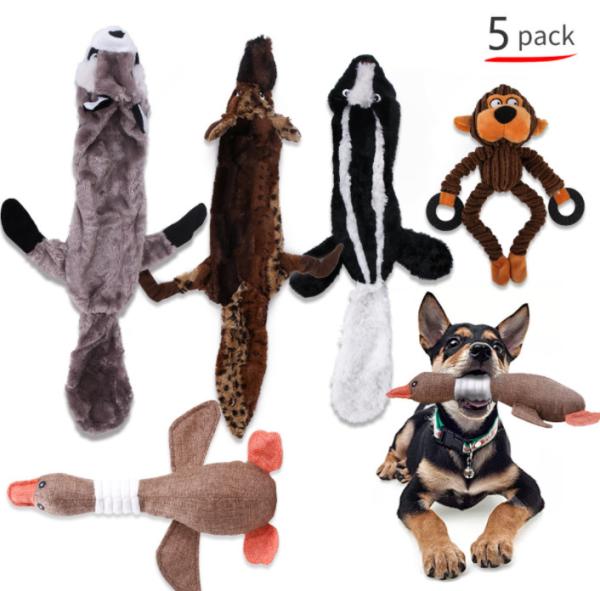 Buy Interactive Stuffed Duck Dog Toy Stuffed Dog Toys For Aggressive Chewers at wholesale prices