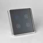 Curved Panel Tuya Smart Switch Wireless Light Switch With Google Assistant Built