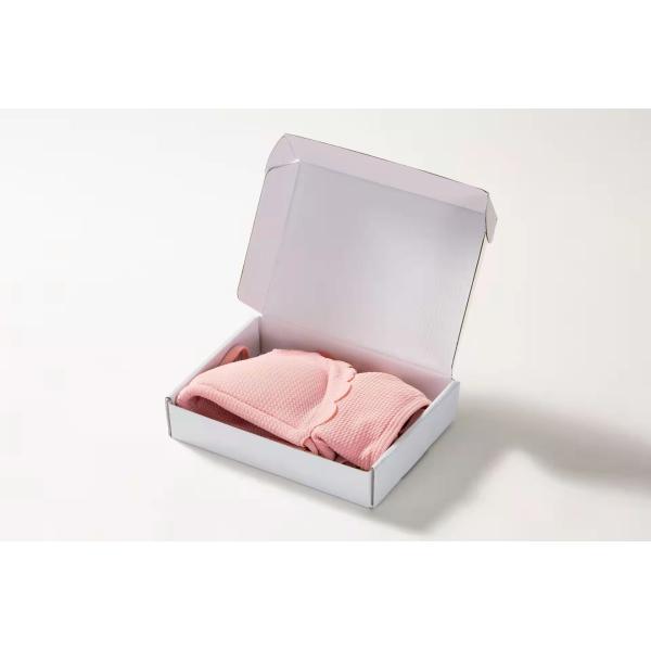 Colored Mailer Corrugated Cardboard Shipping Box Durable With Logo Printed