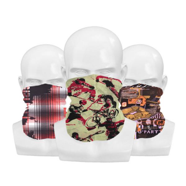 Sport Breathable Plain Logo Printed Custom Tube Bandanas