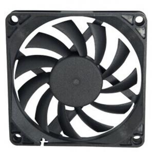 Quality Original aidecoolr 80*80*10mm 3000/rpm black fan Single ball bearing fan  axial brushless 12v dc cooling fan for sale