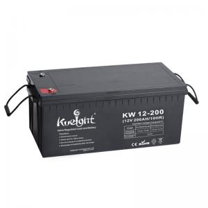 China Lead Acid Latest 12v 200ah Ups Maintenance Free Battery For Solar System on sale