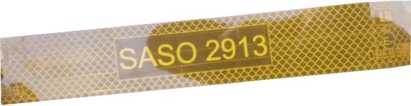 Buy High Visibility Yellow Reflective Tape With SASO 2913 Marks at wholesale prices