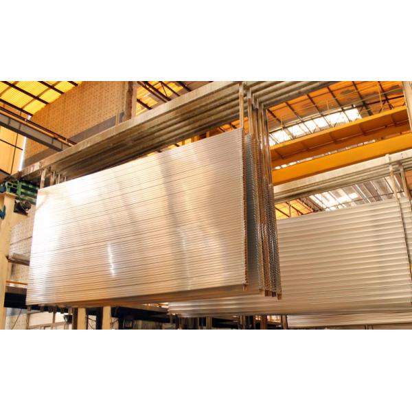 Industrial Powder Coated Aluminium Extrusions Profile Mill Finishing Treatment