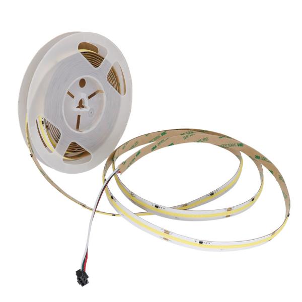 Running Water Flowing COB LED Strip IP20 360leds 24V Programmable Ws2811 Single Color For Indoor Lighting