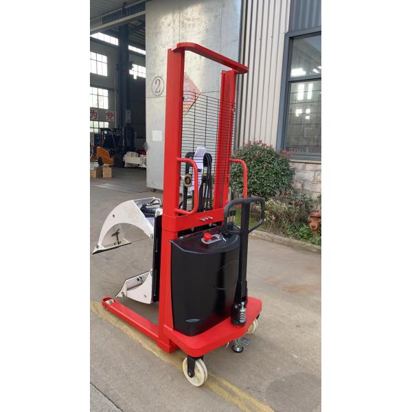 Semi Electric Paper Roll Stacker With 1.6m Lifting Height 500kg Load Capacity For Heavy Reel Handling