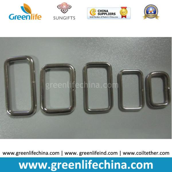 Buy Metal Rectangle Ring High Quality Fastener for Bag Wallet Using Hareware in Various Sizes at wholesale prices
