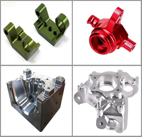 Aluminum Alloy Precision CNC Machining Parts OEM Black Anodized