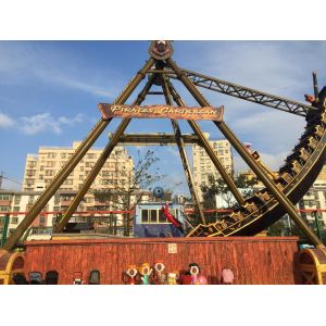 Buy cheap 32 Seat Amusement Park Equipment 500kg Pirate Ship Outdoor Playground Ride from wholesalers