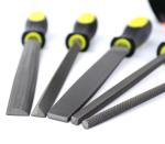 5 PCS Set Steel File in Different Shapes for Triangle Samples from Made