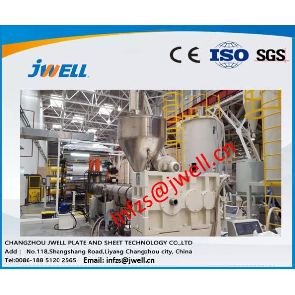 Jwell ABS / HIPS Plastic sheet extrusion line