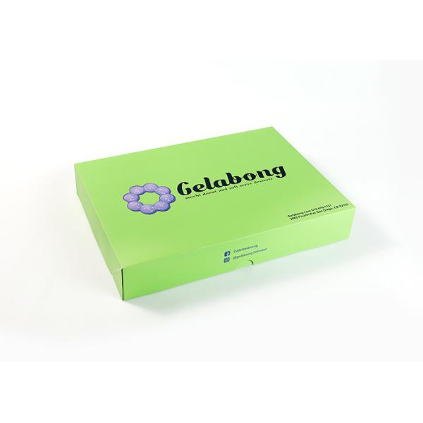 Mattle Lamaniation Foldable Packaging Box Colorful Paper Packing 6cm Width