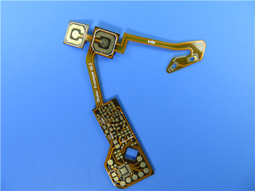 Single Layer FR4 stiffner Flexible PCB Board With White Silkscreen