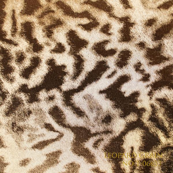 Buy Customized Metallic Wrapping Paper Sun Resistant With Leopard Grain at wholesale prices