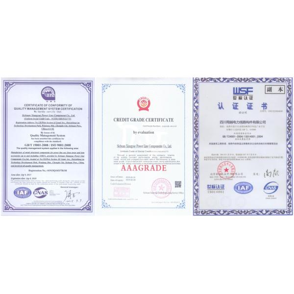 Transmission Electric Power Angle Steel Tower