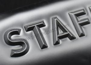2.5mm 3D Shiny Matt Embossed Patches Handbag PU Leather Labels