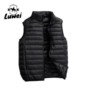 China Fashion Utility Mens Bubble Vest Full Zipper Windbreaker Waistcoat on sale