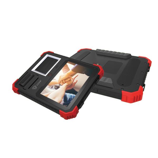 Qual Core Biometric Tablet PC FAP50 Industrial Tablet With Fingerprint Scanner