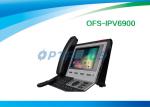 Black 4 SIP Poe IP Video Phone Broadcom Wifi Chip for SysLog / Web Capture 0