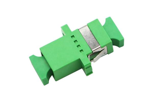 Buy Singlemode Simplex Fiber Optic Adapter SC APC To SC APC Adapter With Flange Coupler at wholesale prices