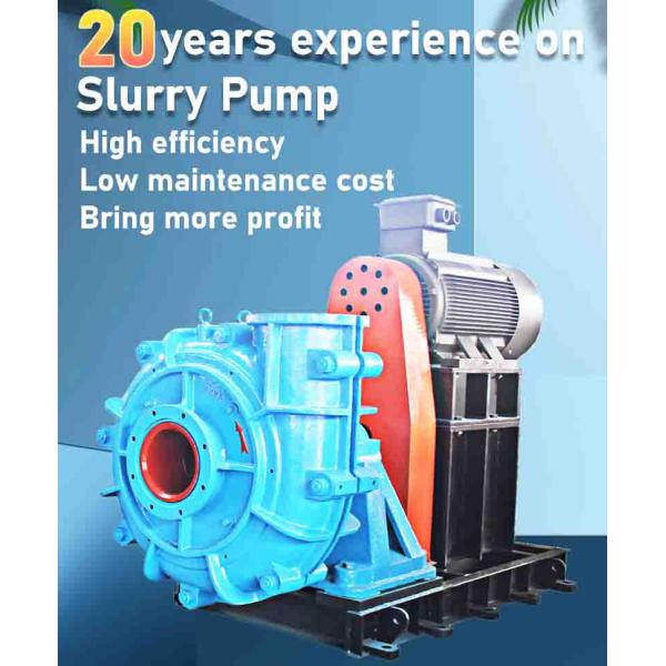 Centrifugal 30KW 2'' Outlet Solid Mud Slurry Pump For Mining Industry