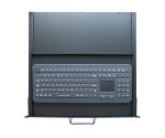 IP65 Dynamic Industrial Drawer Keyboard Rugged PS2 USB With Touchpad