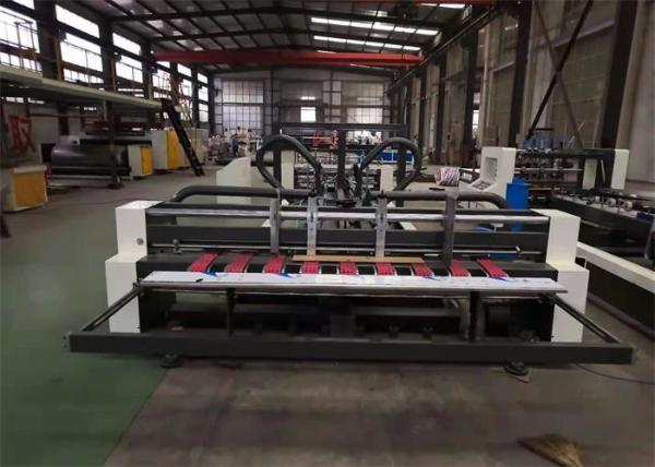 Buy Fully Automatic Carton Folder Gluer Carton Box Making Machine at wholesale prices