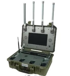 Dji Aeroscope Mobile Drone Detection 5km Long Range Drone Detection Device 8 Bands