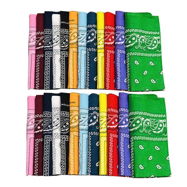 Soft Square Bandana Scarf 55x55cm for Promotional Gift