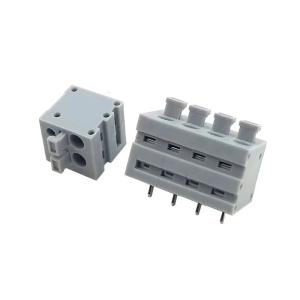 Quality HQ211V-2.54mm Pitch Screwless pcb spring terminal block for sale