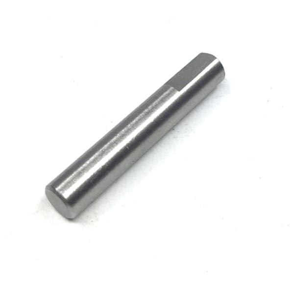 dongguan jiacai oem fabrication zinc plated machining mild steel cylinder shaft pin shaft deburred for automotive