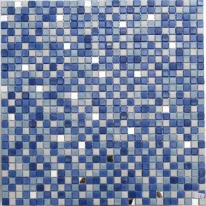 Quality crystal glass glass mosaic tile LARM01 10x10mm for sale