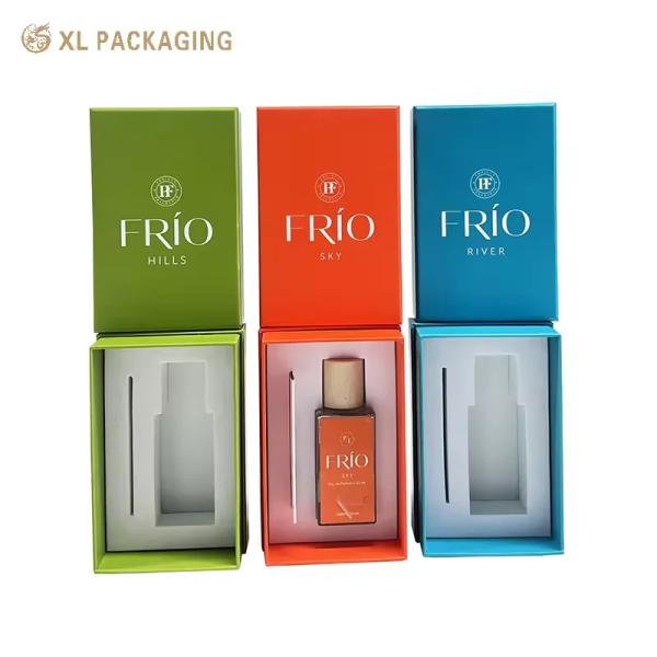 XL Packaging Custom Packaging Box Factory Premium Perfume Paper Box 3 Parts Lid and Base Perfume Gift Box Vibrant Color Automated Production with EVA