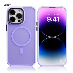 Quality Anti Fingerprint Magnet Phone Case Compatible Magsafe 12FT Drop Protection for sale