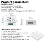 tuya Wireless Remote Control Switch controller and receiver match with tuya